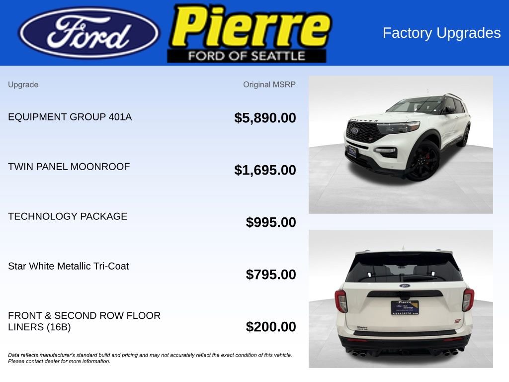 Certified 2023 Ford Explorer ST w/ Equipment Group 401A image 13