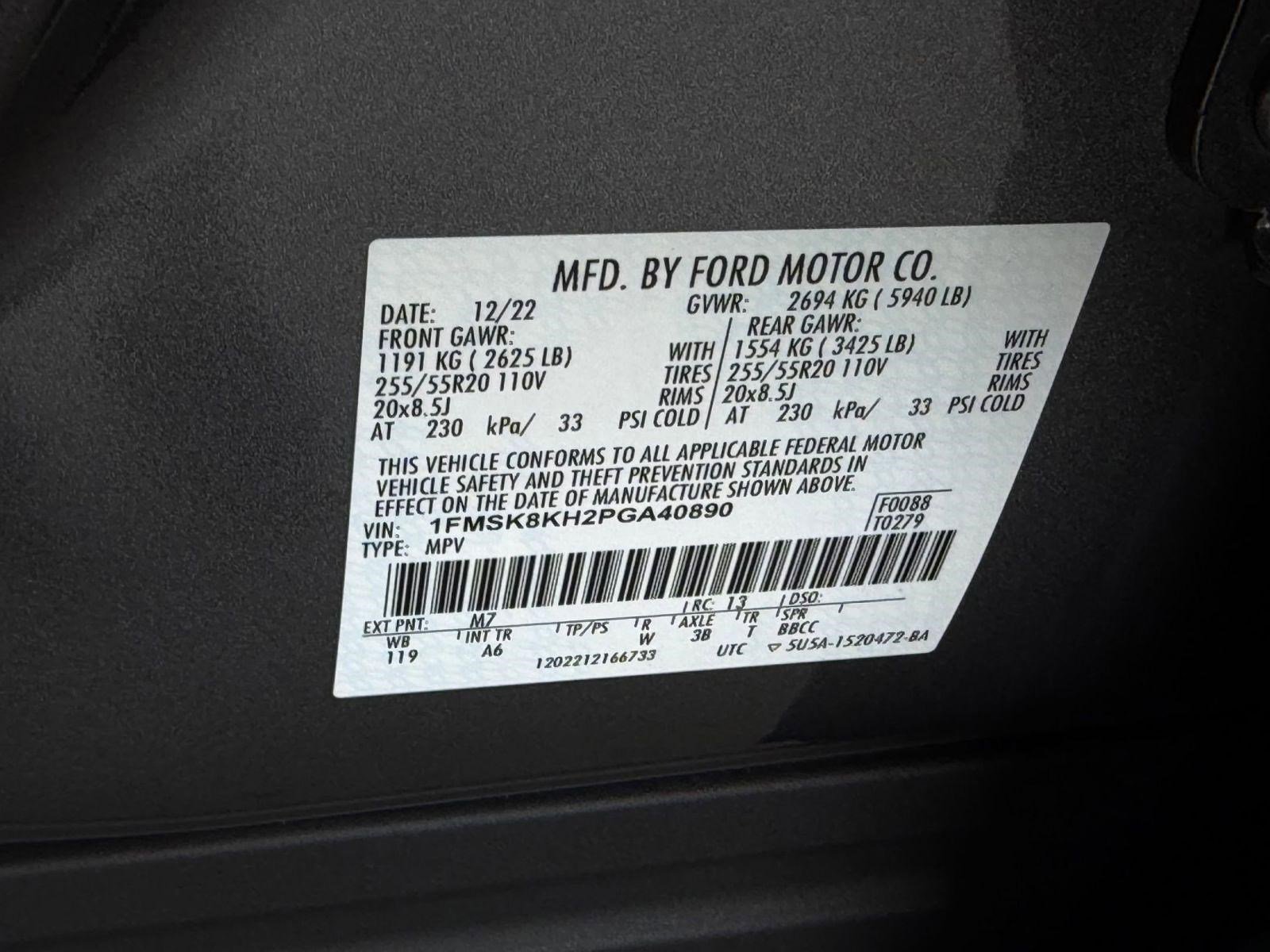 Certified 2023 Ford Explorer ST-Line AWD/4WD image 21