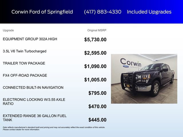 Certified 2021 Ford F150 XLT w/ Equipment Group 302A High AWD/4WD image 5