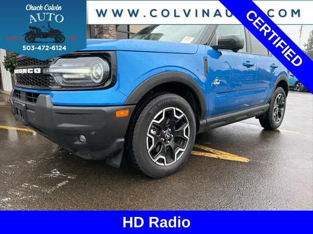 Certified 2025 Ford Bronco Sport Outer Banks w/ Outer Banks Tech Package+