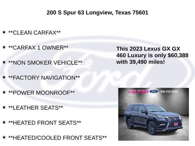 Used 2023 Lexus GX 460 Luxury w/ Sport Design Package AWD/4WD image 5