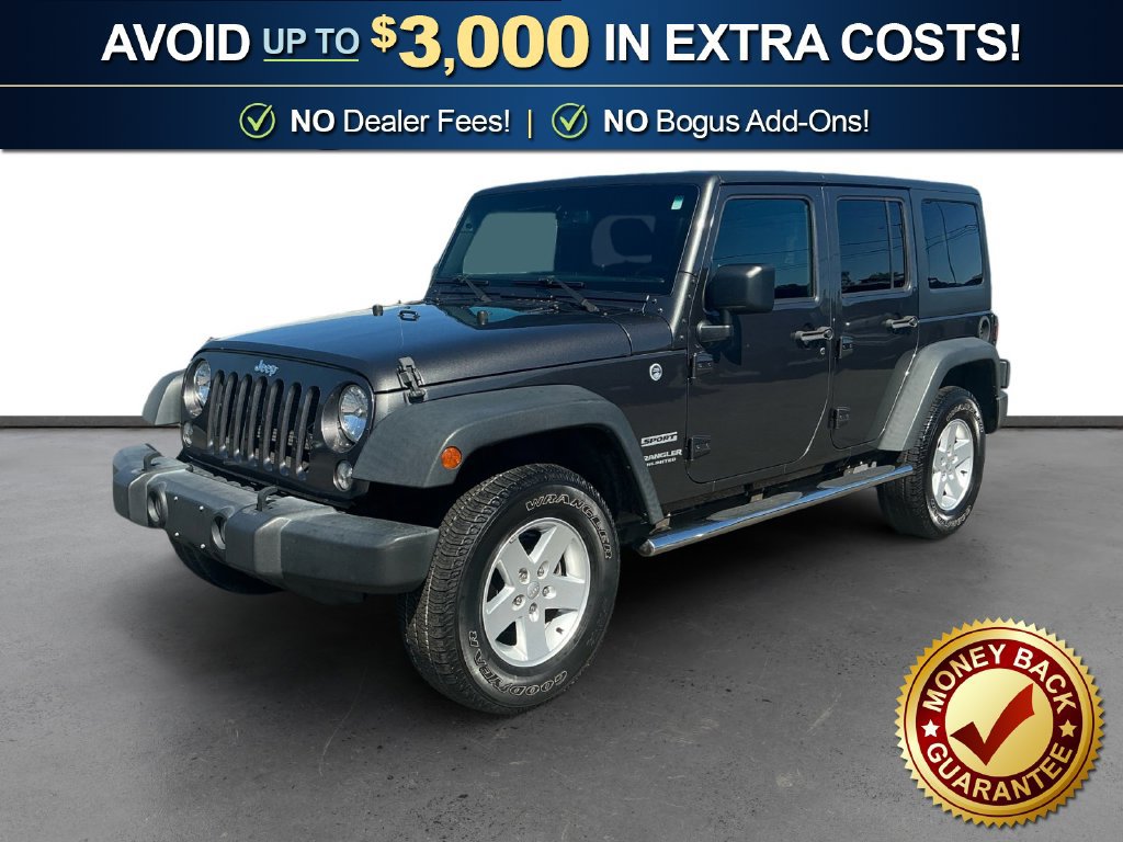 Used 2017 Jeep Wrangler Unlimited Sport w/ Quick Order Package 24S
