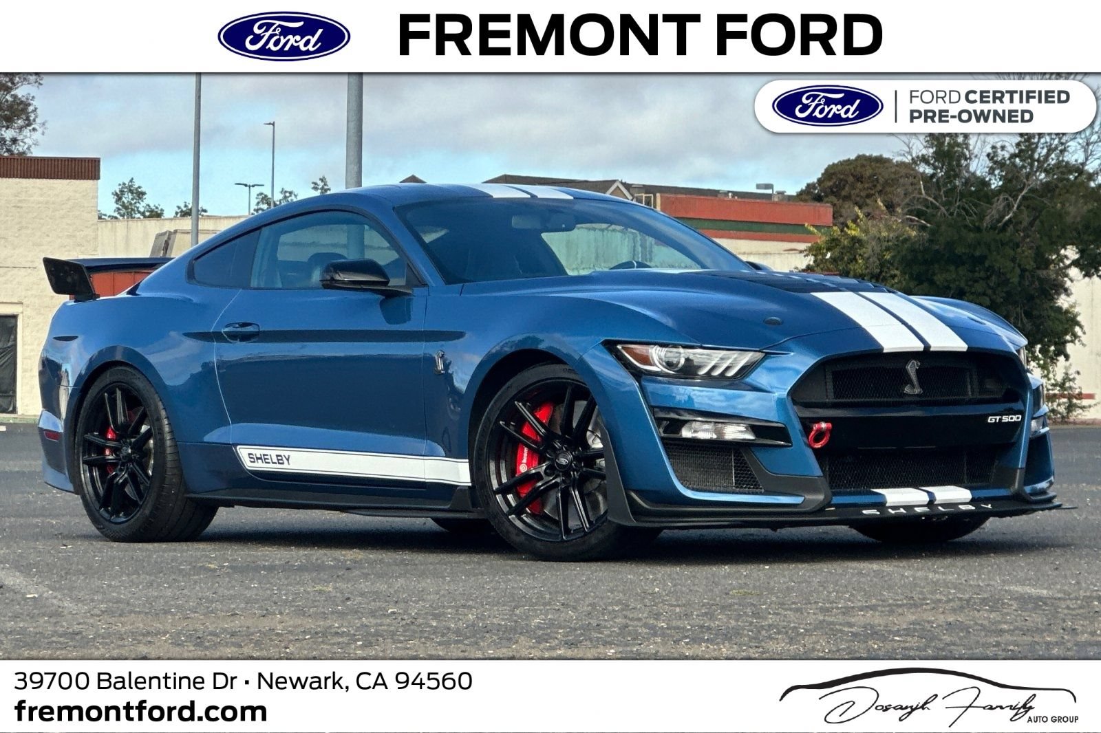 Certified 2020 Ford Mustang Shelby GT500 w/ Technology Package