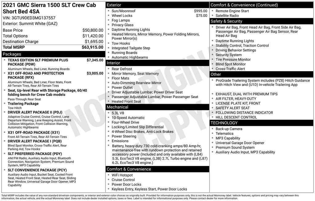 Used 2021 GMC Sierra 1500 SLT AWD/4WD image 39
