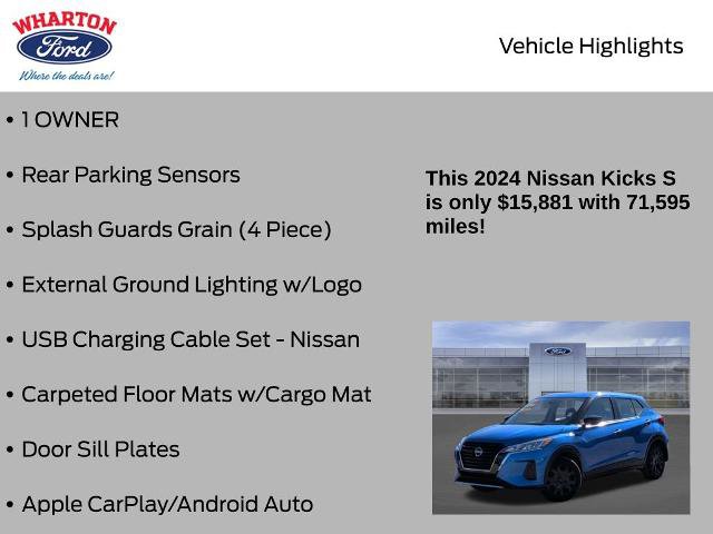 Used 2024 Nissan Kicks S image 6