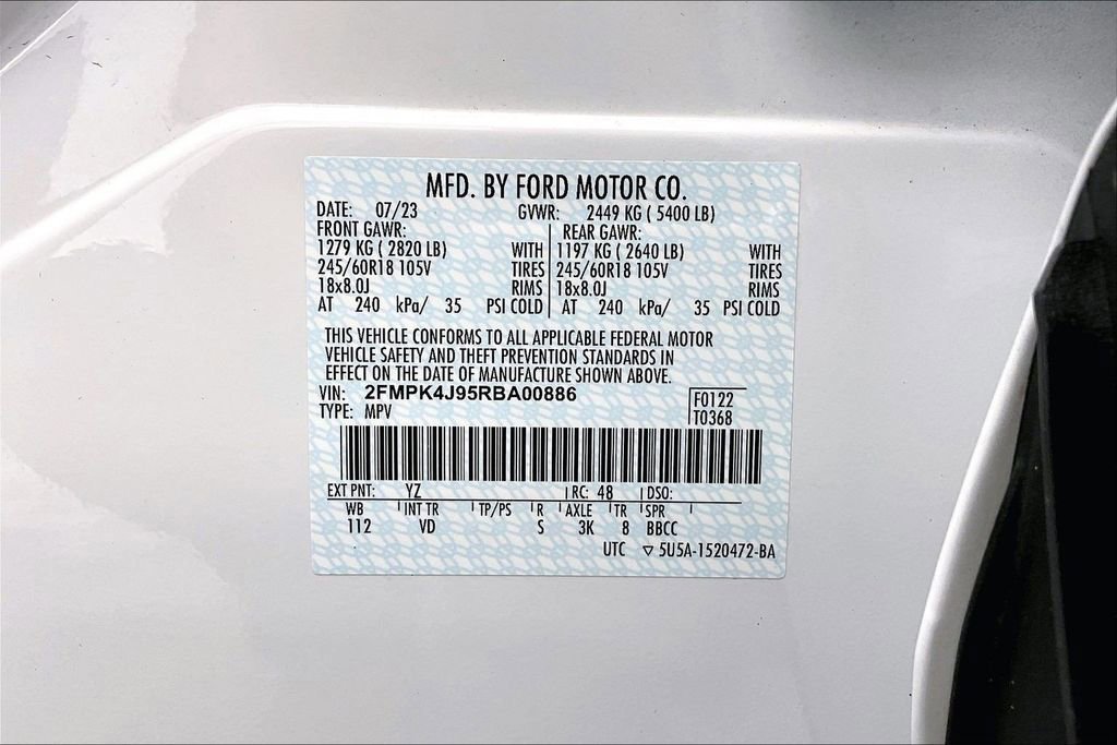 Certified 2024 Ford Edge SEL w/ Convenience Package image 35