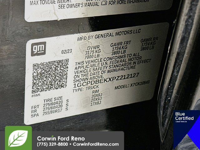 Used 2023 Chevrolet Silverado 1500 Custom w/ LPO, Dark Essentials Package AWD/4WD image 35
