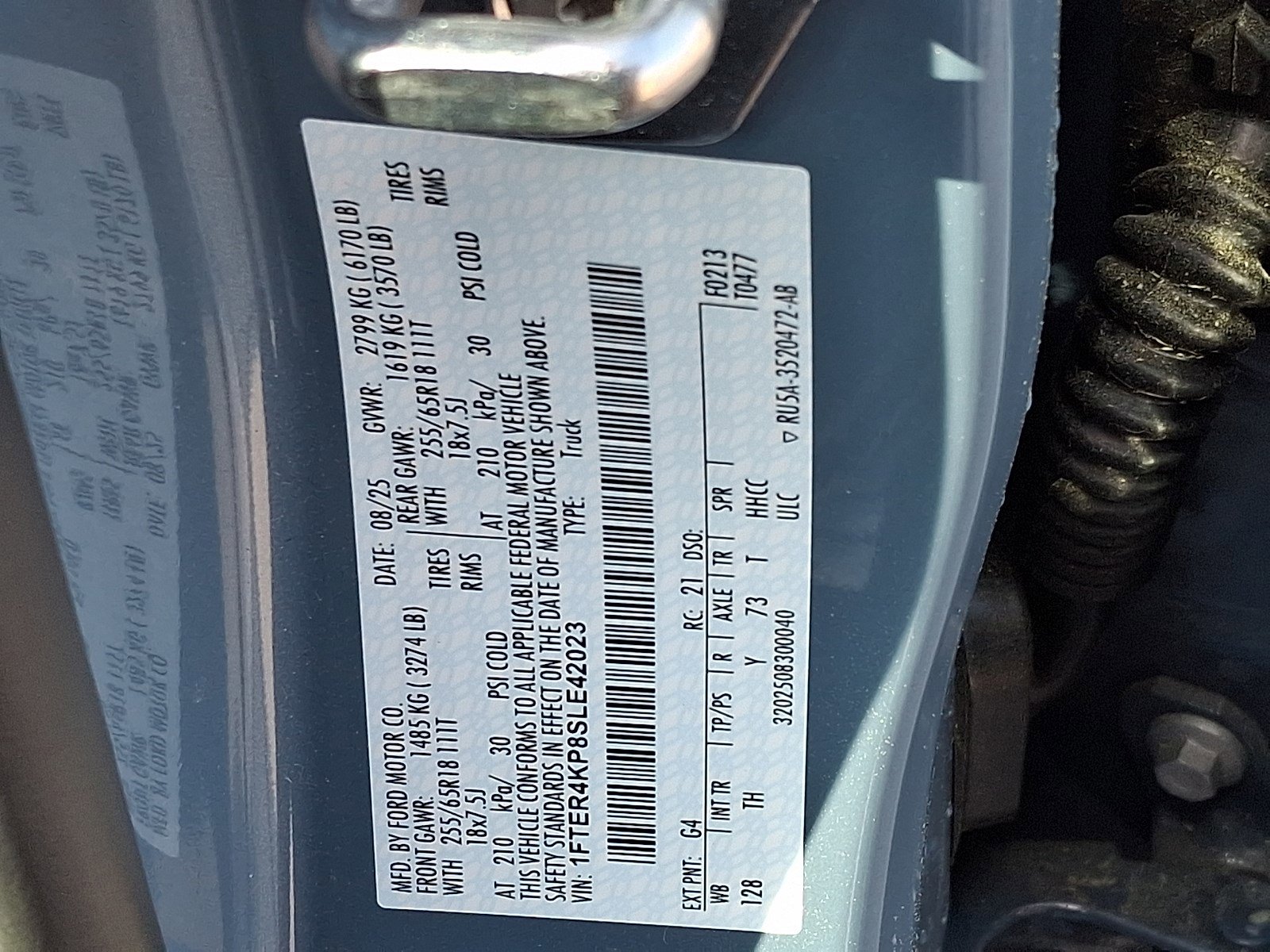 Certified 2025 Ford Ranger Lariat w/ FX4 Off-Road Package AWD/4WD image 26