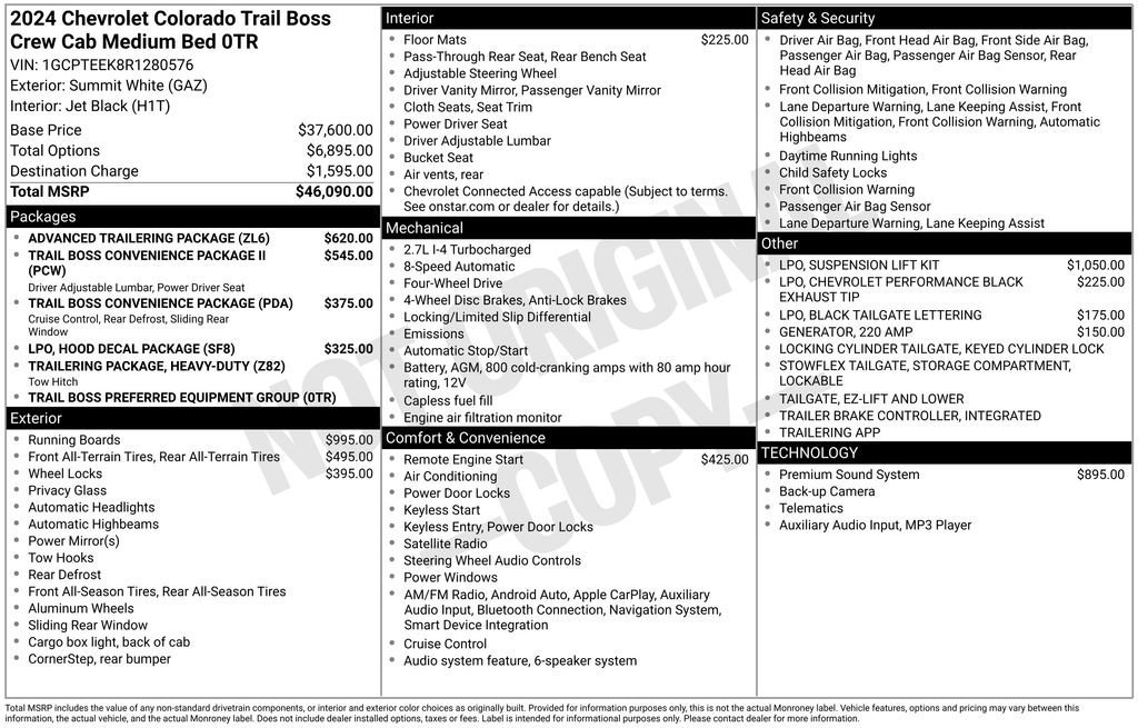 Used 2024 Chevrolet Colorado Trail Boss w/ Advanced Trailering Package image 10