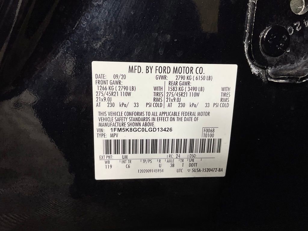 Certified 2020 Ford Explorer ST w/ ST Street Pack image 30