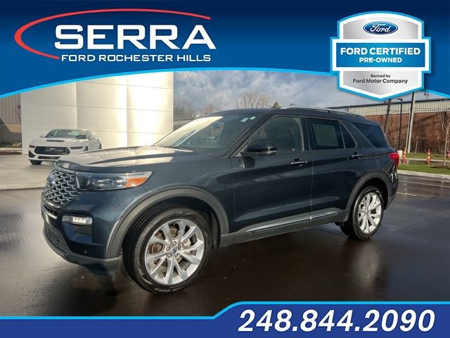 Certified 2022 Ford Explorer Platinum w/ Equipment Group 601A image 1