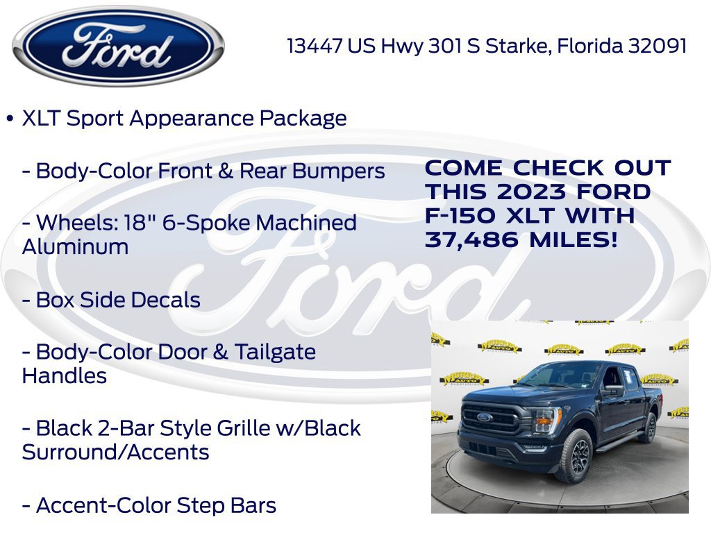 Certified 2023 Ford F150 XLT w/ Equipment Group 302A High AWD/4WD image 32