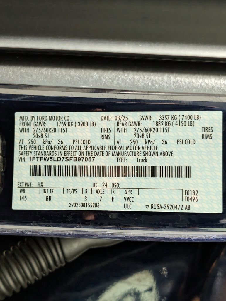 Certified 2025 Ford F150 Lariat w/ Equipment Group 501A Mid AWD/4WD image 26