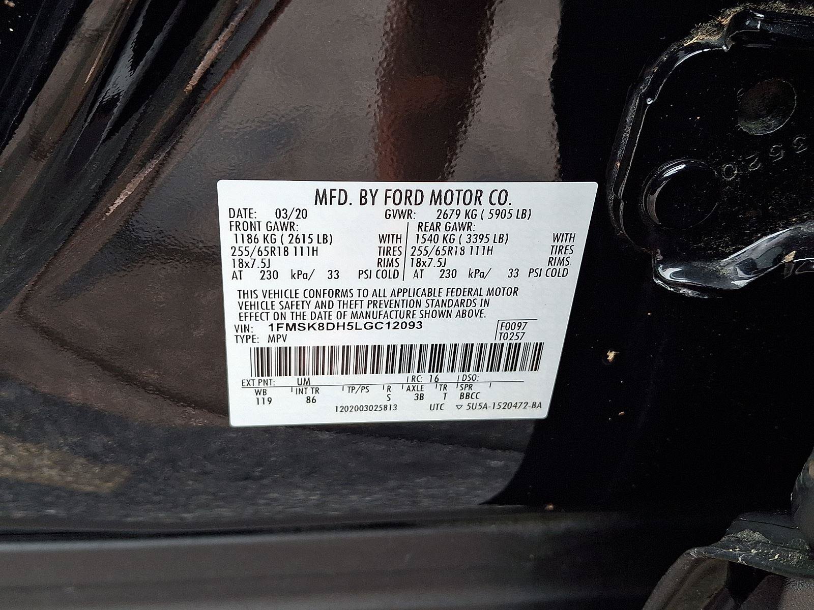Certified 2020 Ford Explorer XLT w/ Comfort Package AWD/4WD image 25