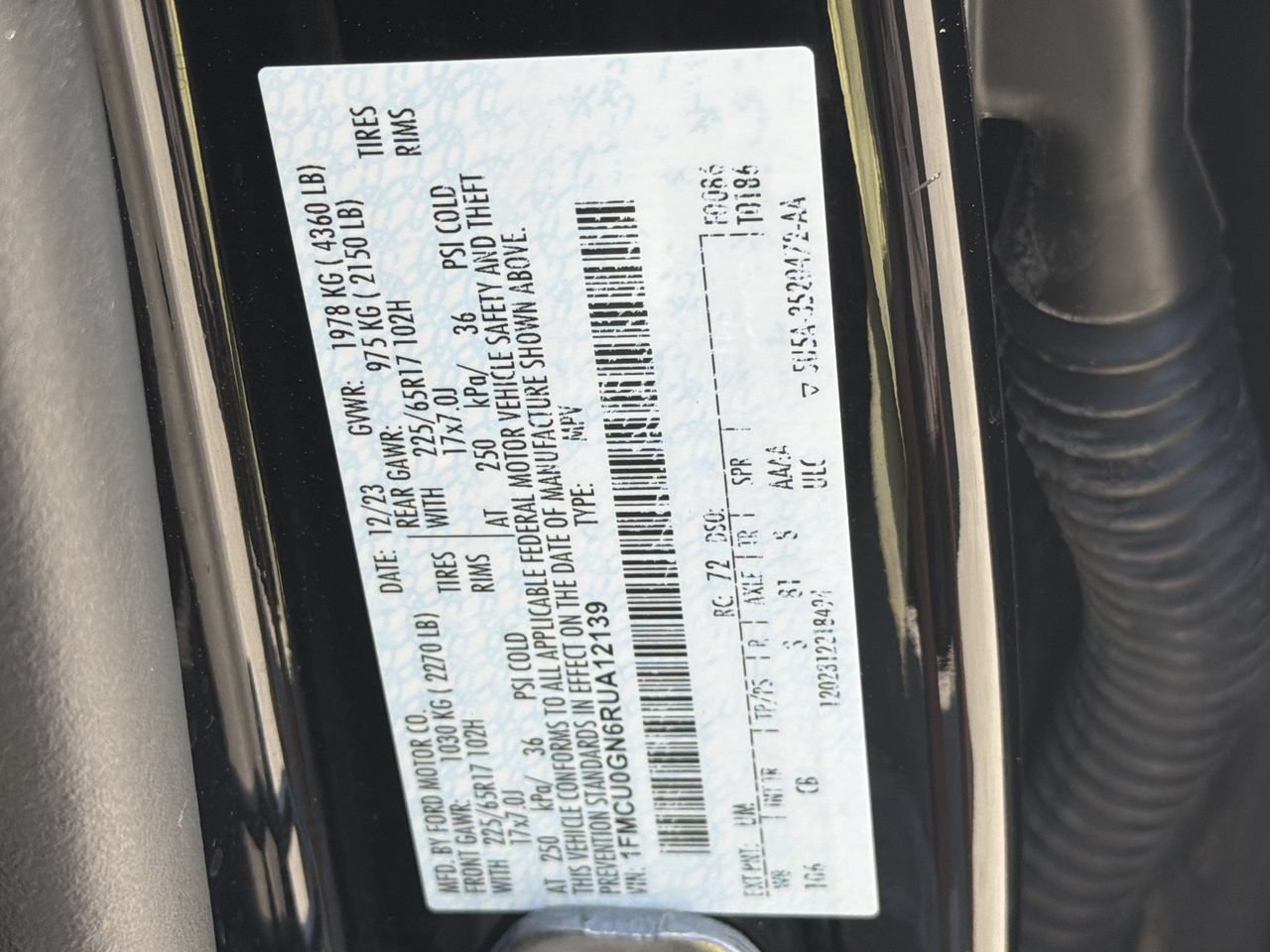 Certified 2024 Ford Escape Active FWD image 33