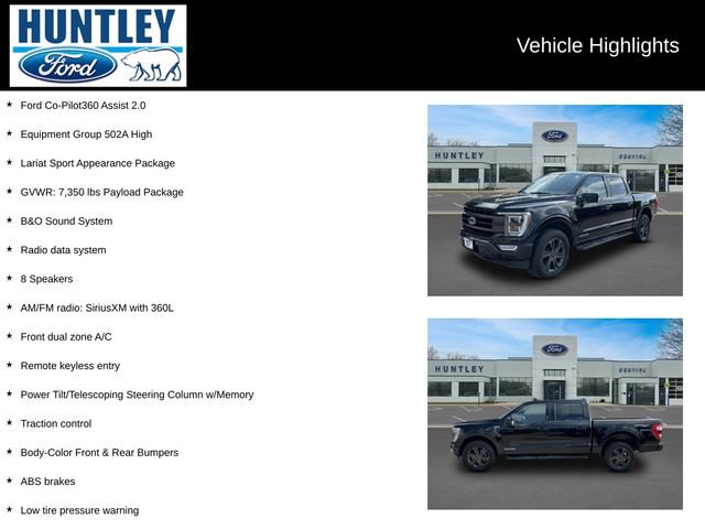 Certified 2023 Ford F150 Lariat w/ Equipment Group 502A High AWD/4WD image 2