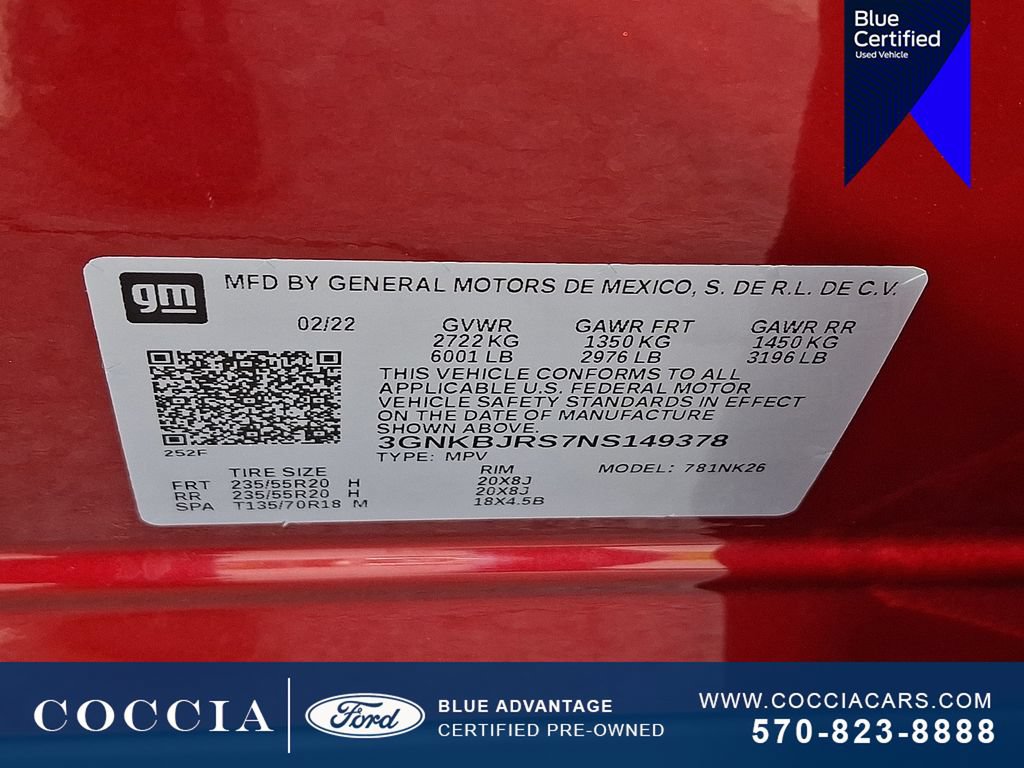 Used 2022 Chevrolet Blazer LT w/ Sound & Technology Package AWD/4WD image 26