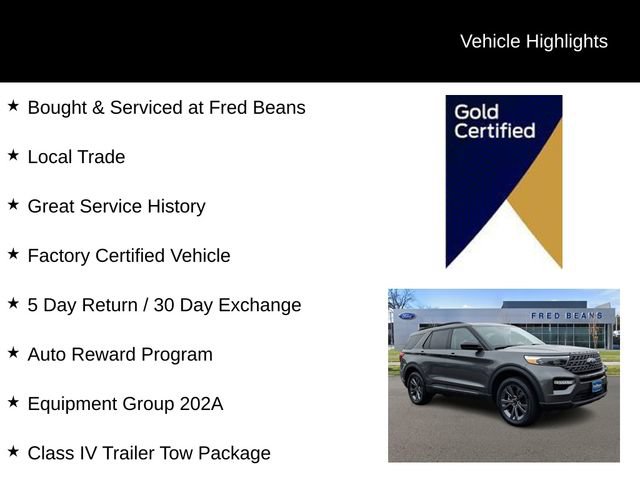 Certified 2023 Ford Explorer XLT w/ Equipment Group 202A AWD/4WD image 4
