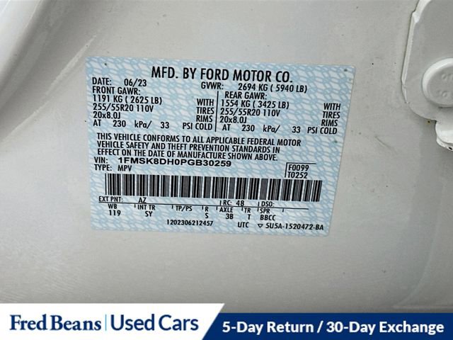 Certified 2023 Ford Explorer XLT image 34