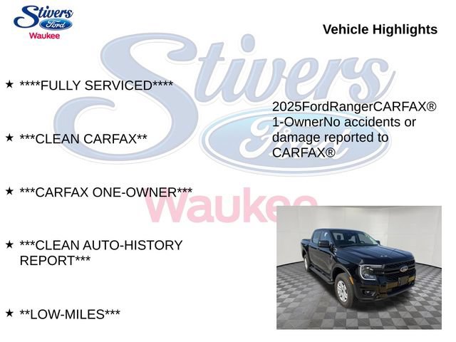 Certified 2025 Ford Ranger XL w/ Trailer Tow Package AWD/4WD image 16