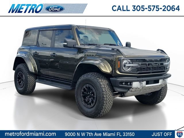 Certified 2025 Ford Bronco Raptor w/ Interior Carbon Fiber Pack AWD/4WD image 1