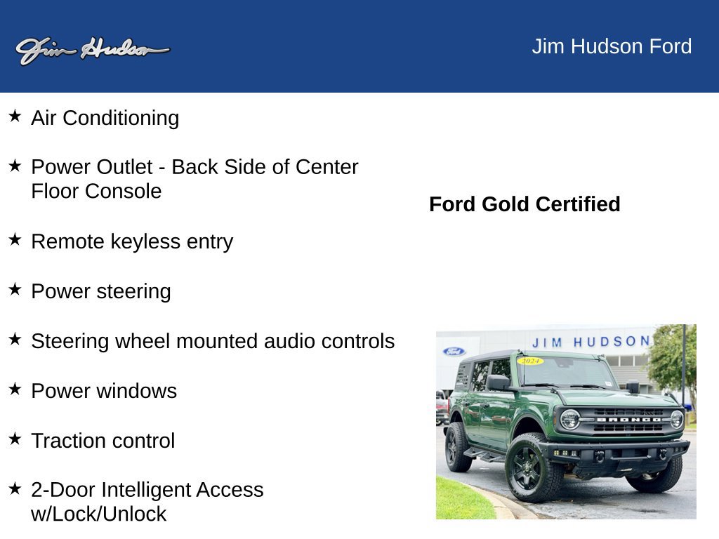 Certified 2024 Ford Bronco Black Diamond AWD/4WD image 13