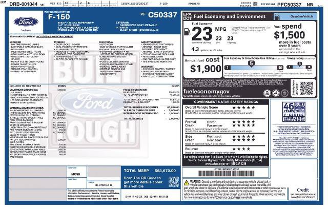 Certified 2023 Ford F150 XLT w/ Equipment Group 302A High AWD/4WD image 16