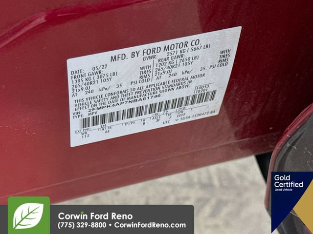Certified 2022 Ford Edge ST w/ Equipment Group 401A AWD/4WD image 38