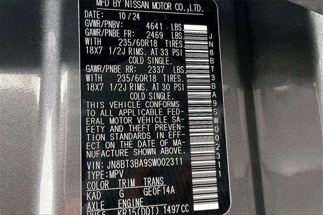 Used 2025 Nissan Rogue SV image 33