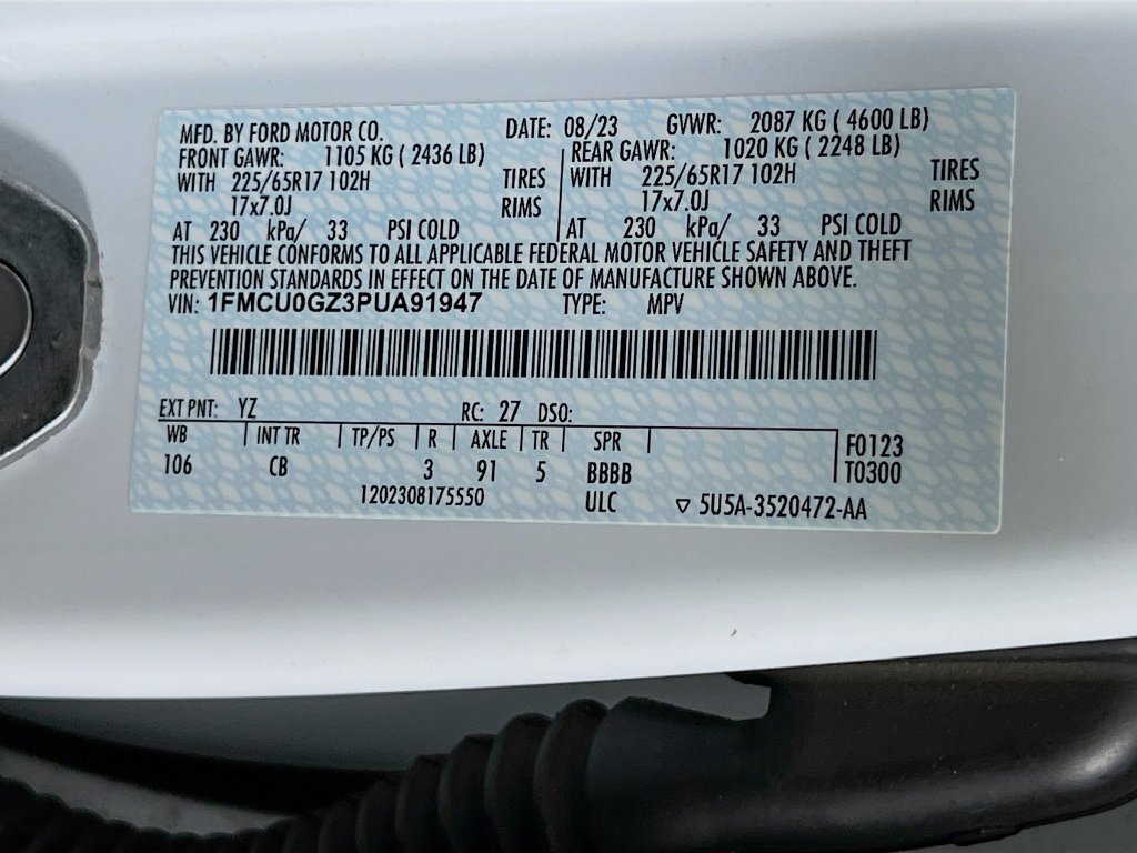 Certified 2023 Ford Escape Active FWD image 36