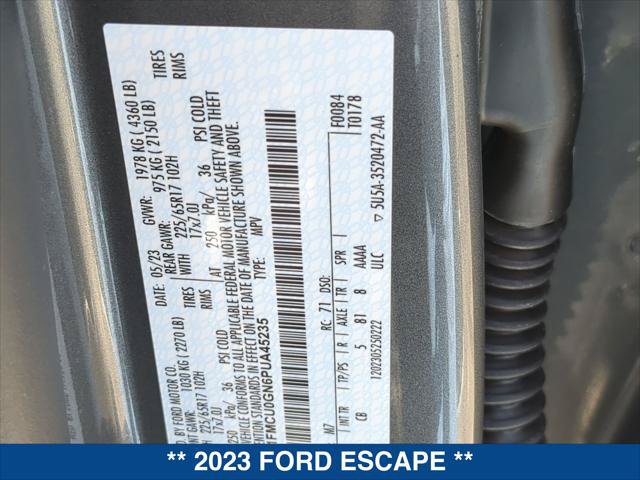 Certified 2023 Ford Escape Active w/ Tech Pack #1 FWD image 23