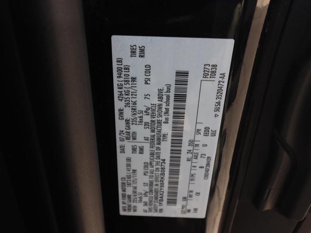 Certified 2024 Ford Transit 350 XLT RWD image 26