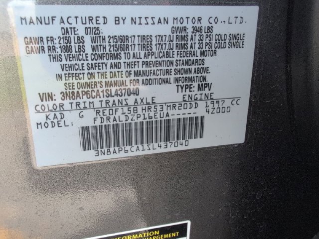 Used 2025 Nissan Kicks SV FWD image 31