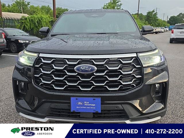Certified 2025 Ford Explorer Platinum w/ LUX Leather Package