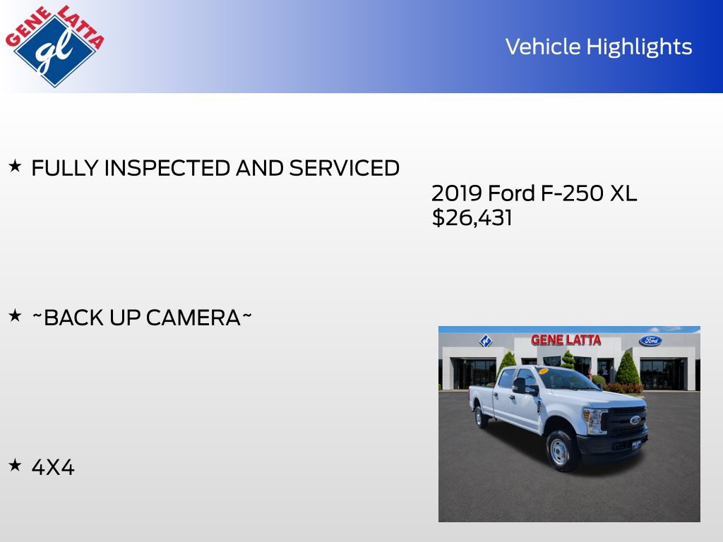 Certified 2019 Ford F250 XL w/ Power Equipment Group AWD/4WD image 29