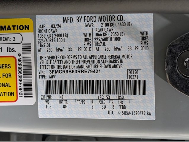 Certified 2024 Ford Bronco Sport Big Bend AWD/4WD image 21