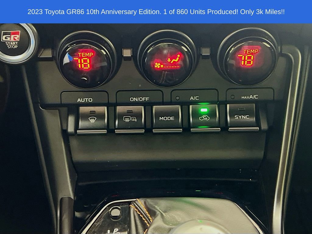Used 2023 Toyota GR86 10th Anniversary SE image 16