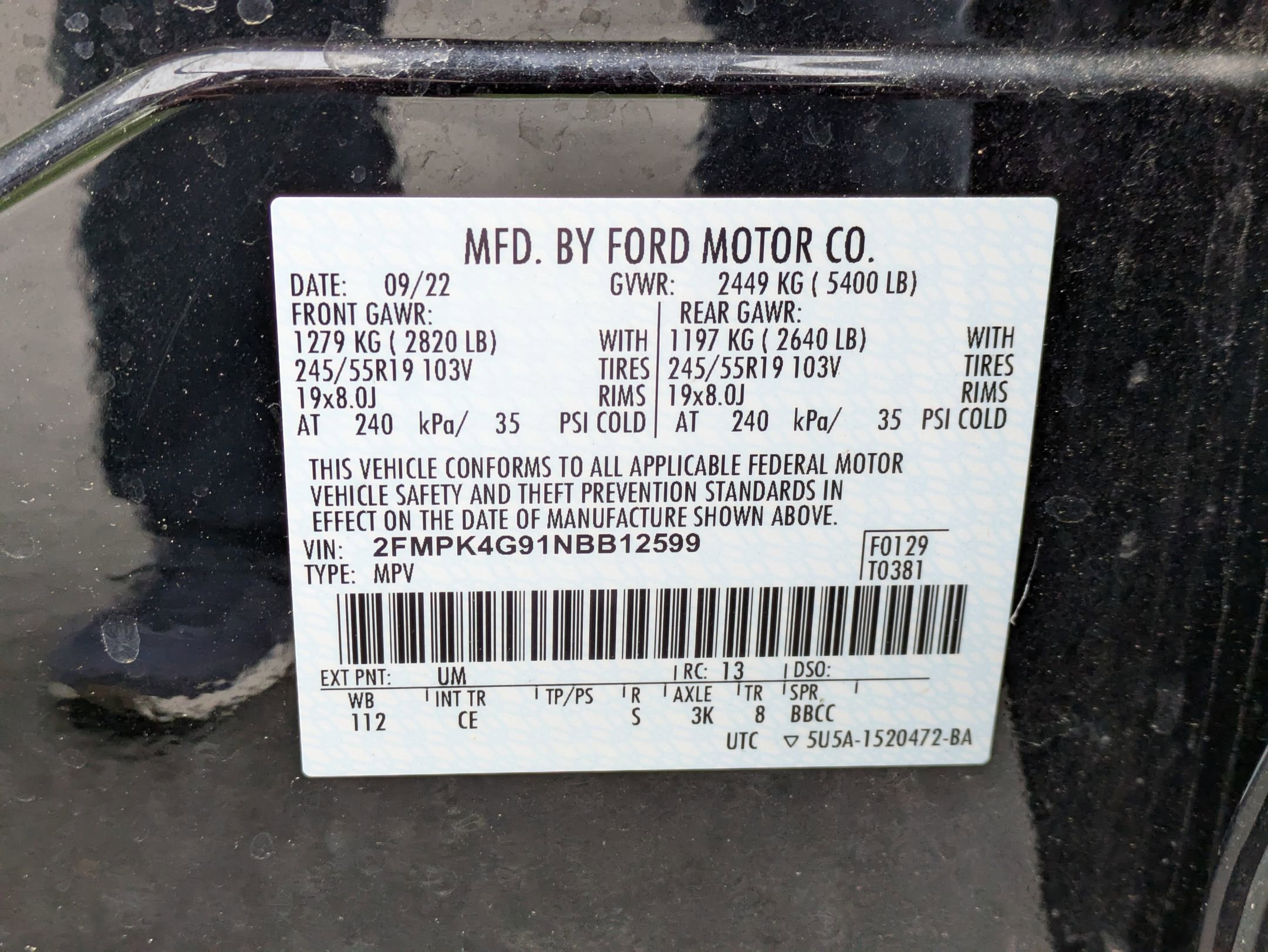 Certified 2022 Ford Edge SE w/ Black Appearance Package AWD/4WD image 23
