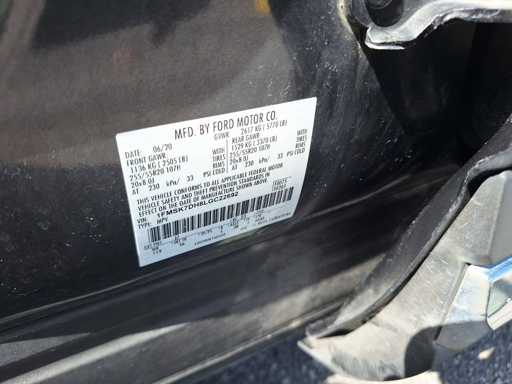 Certified 2020 Ford Explorer XLT w/ Equipment Group 202A RWD image 36