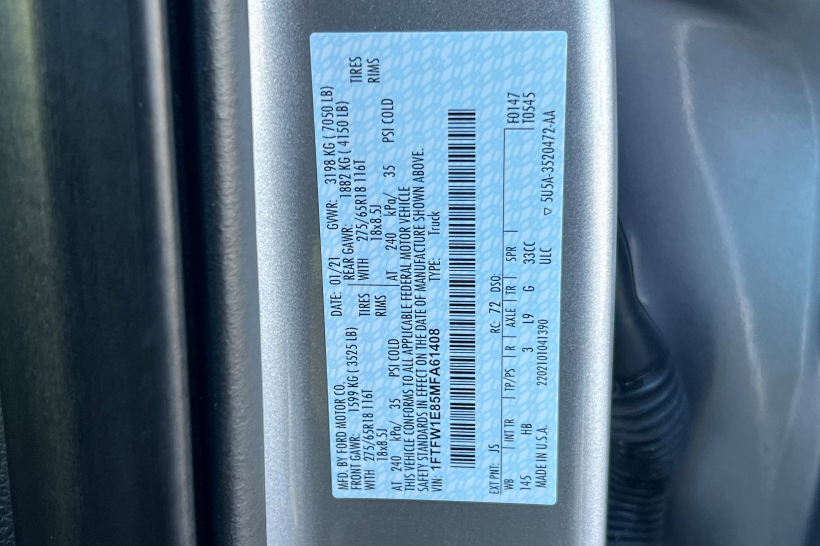 Certified 2021 Ford F150 Lariat w/ Equipment Group 502A High image 57