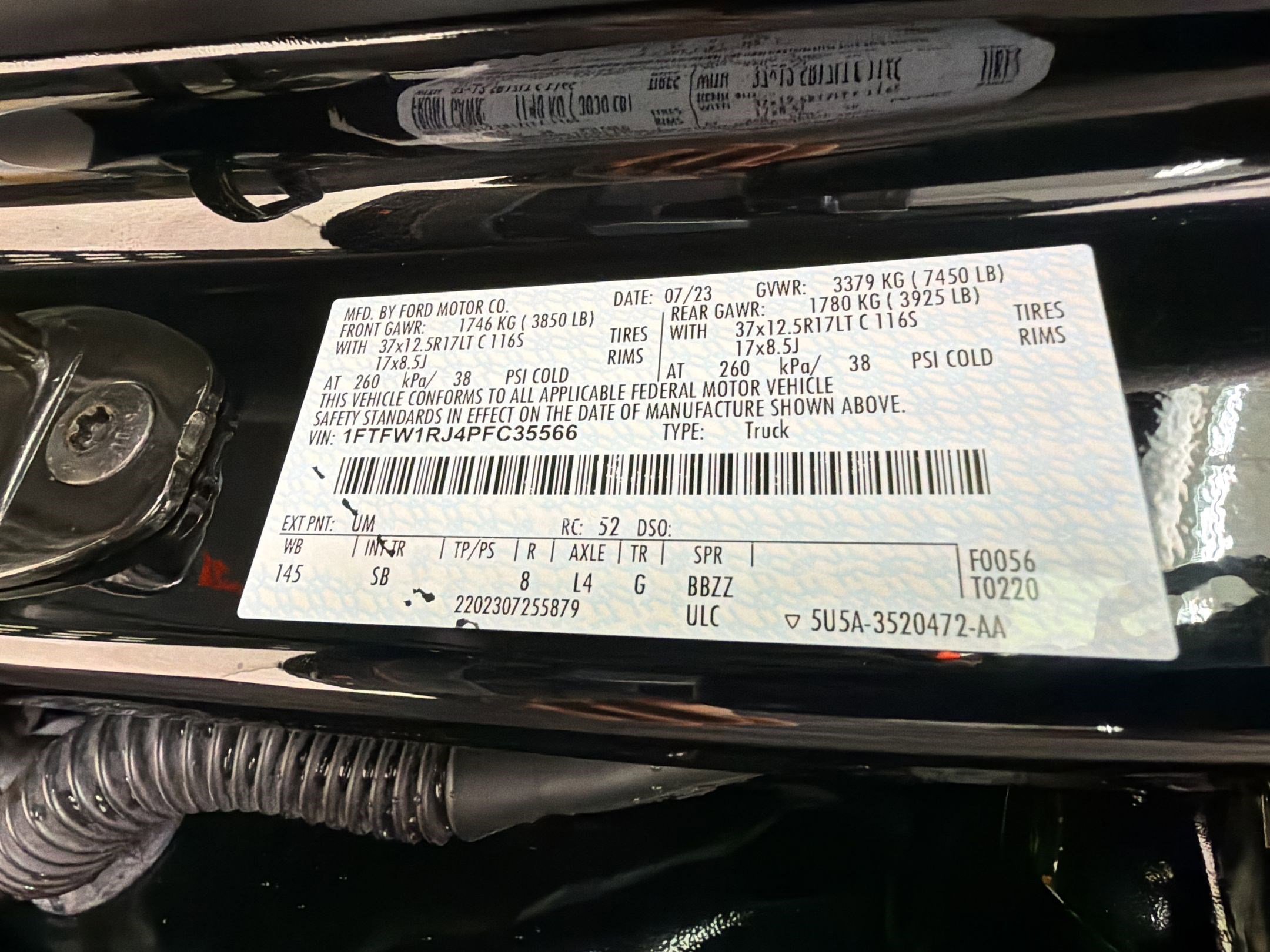 Certified 2023 Ford F150 Raptor w/ Equipment Group 802A Raptor R AWD/4WD image 18