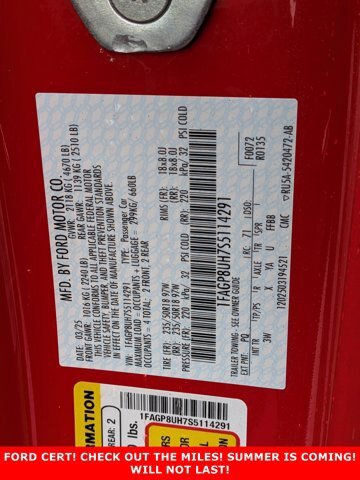 Certified 2025 Ford Mustang Premium RWD image 27