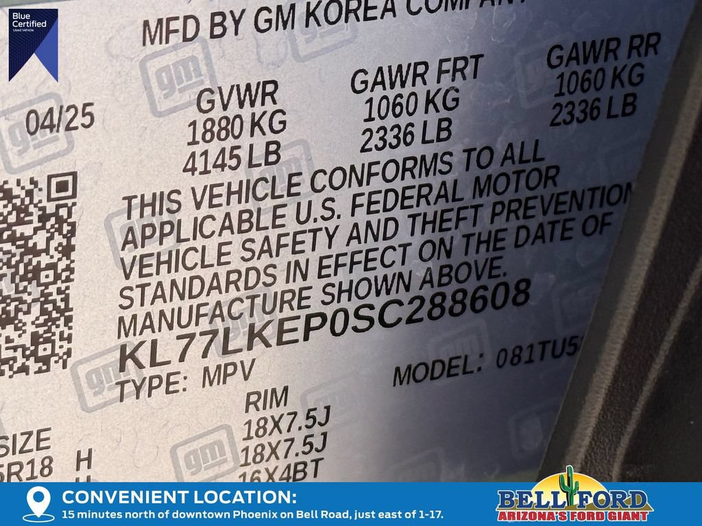 Used 2025 Chevrolet Trax ACTIV w/ Driver Confidence Package FWD image 34