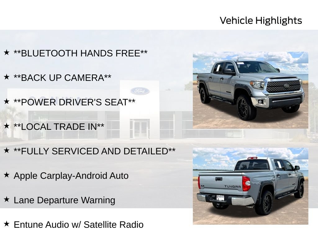 Used 2018 Toyota Tundra SR5 w/ SR5 Upgrade Package AWD/4WD image 6