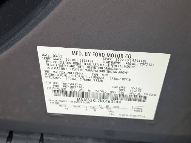 Certified 2022 Ford EcoSport Titanium AWD/4WD image 35
