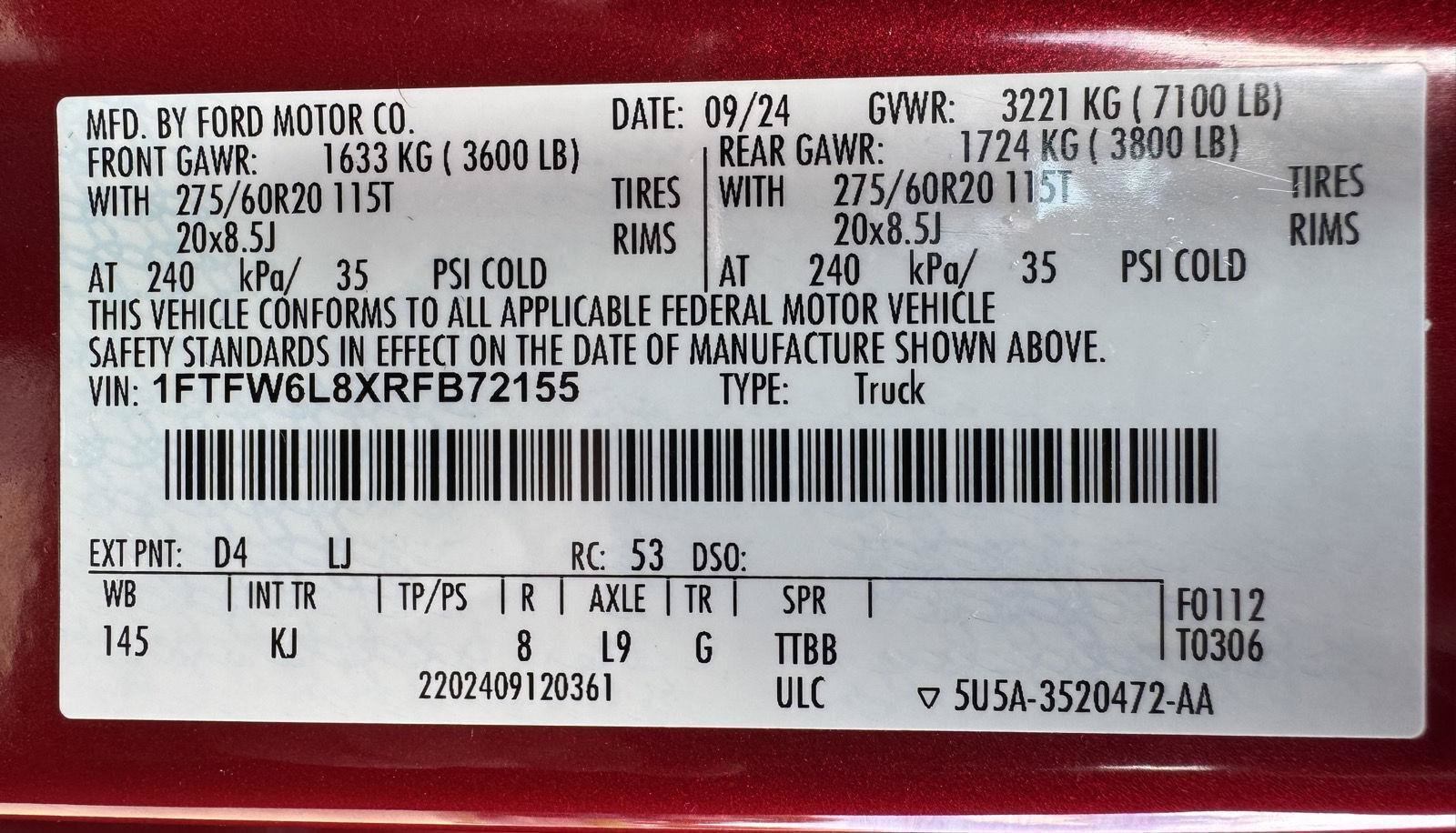 Certified 2024 Ford F150 King Ranch AWD/4WD image 42