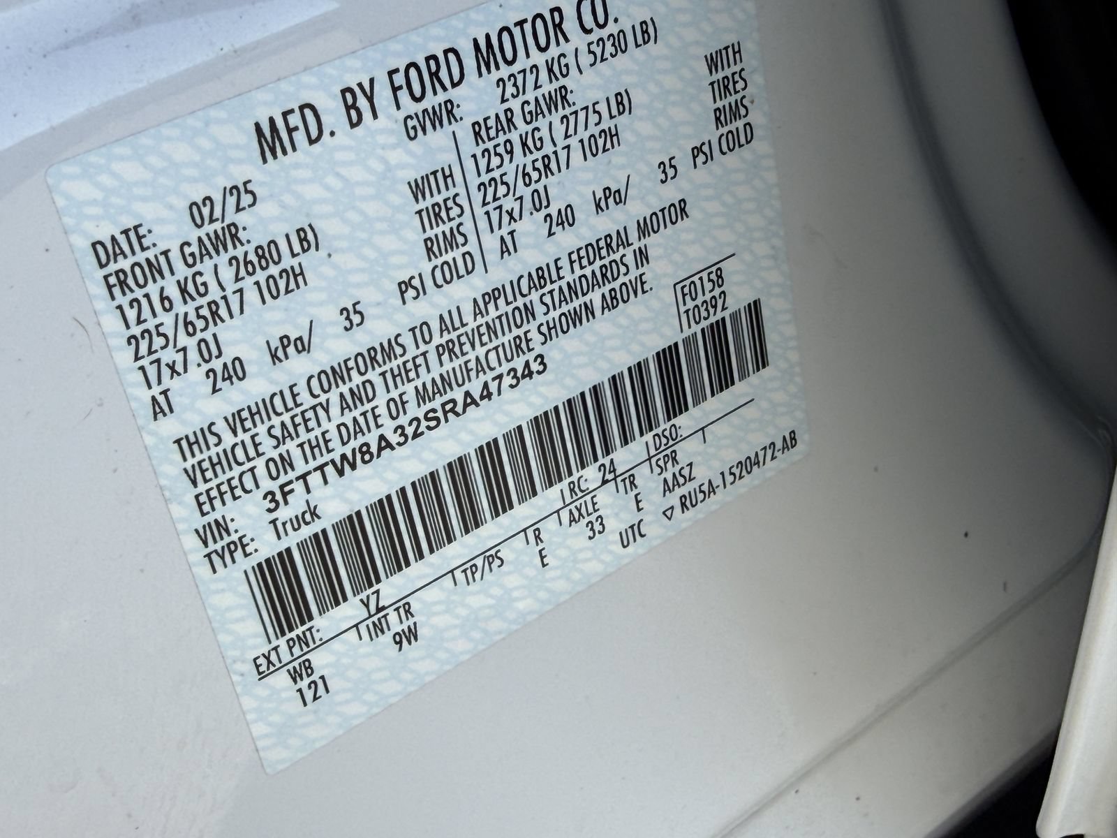 Certified 2025 Ford Maverick XL FWD image 37