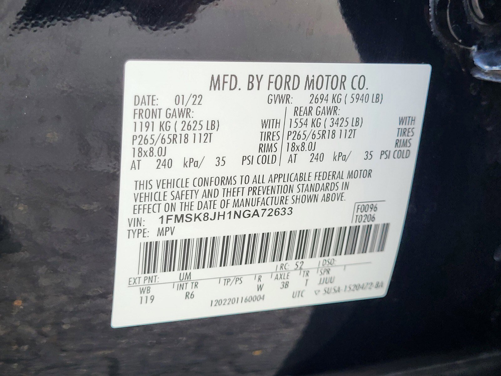 Certified 2022 Ford Explorer Timberline image 36