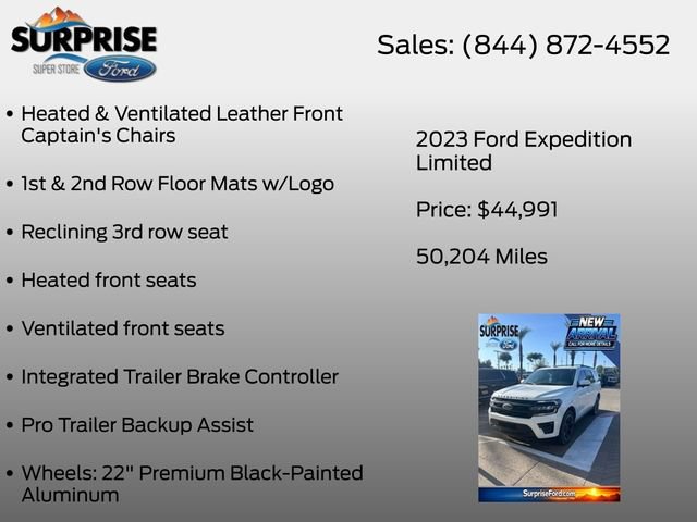 Certified 2023 Ford Expedition Limited RWD image 27