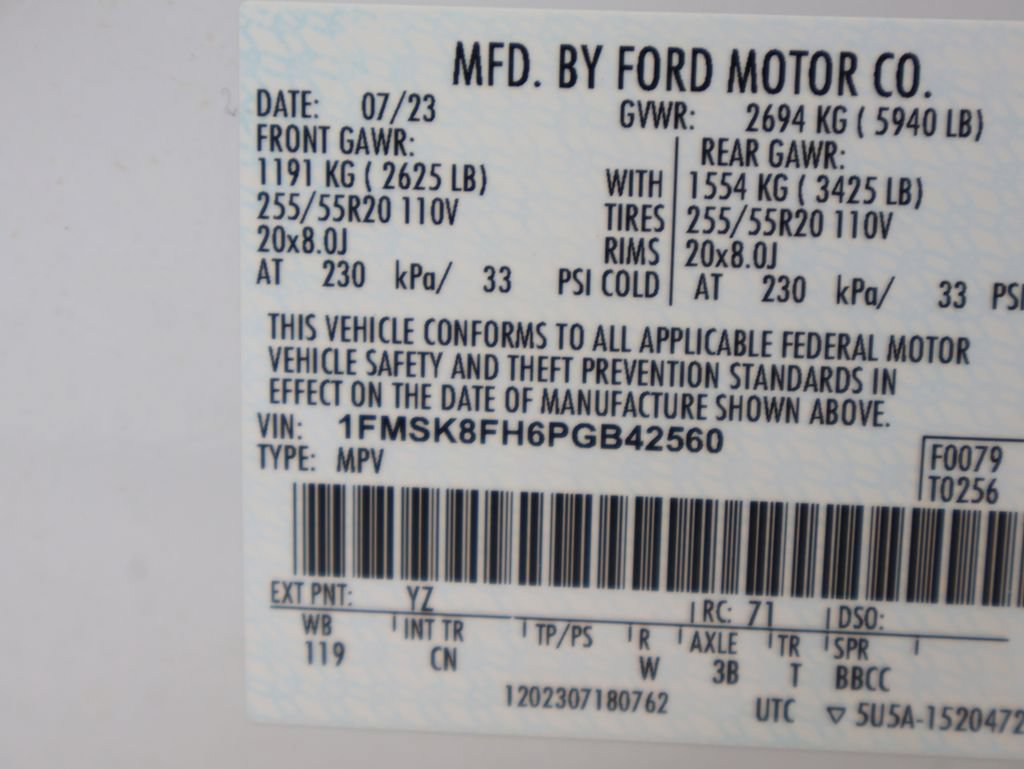 Certified 2023 Ford Explorer Limited AWD/4WD image 43